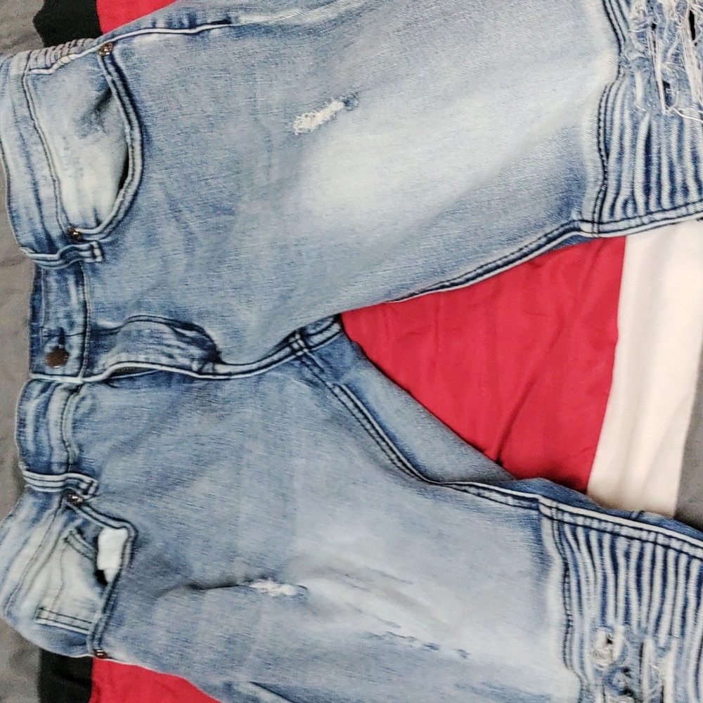 Kilogram blue jeans